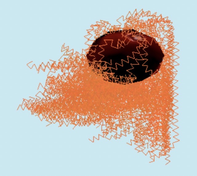 Simulation of Curly Hair